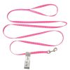 Pet Attire Styles Polka Dot Pink Dog Leash - 6' Long x 3/8" Wide